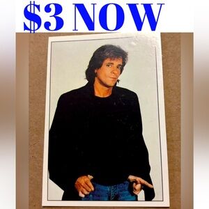 Eddie Money 1990 Panini Fan Club Vintage Music Sticker Cards